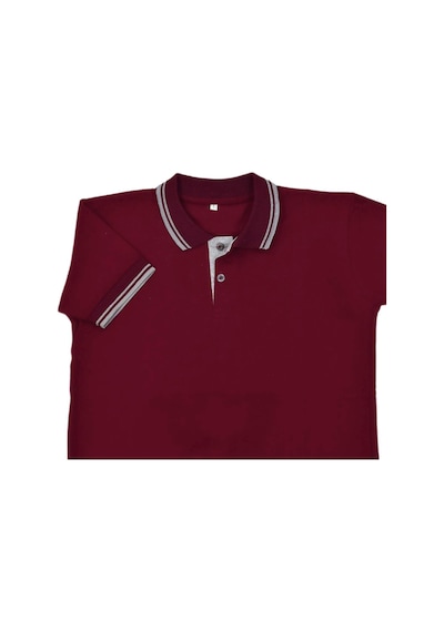 Kolej Polo Yaka Tişört Bordo Ytg Bgl-ogrtp-4 001