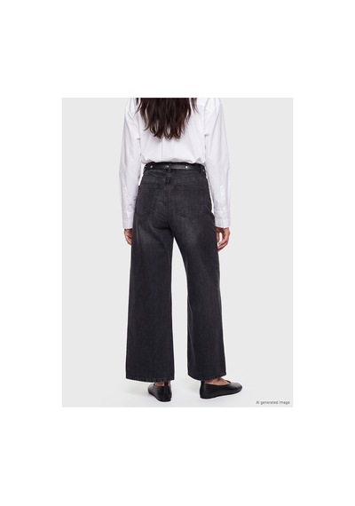 LC Waikiki Alıta Cıty Farkıyla Lcw Jeans Siyah Denim Düz Wideleg Yüksek Bel Geniş Paça Kadın Jean Pantolon Siyah - 925399772 Siyah LC Waikiki Alıta Cıty Farkıyla Lcw Jeans Siyah Denim Düz Wideleg Yüksek Bel Geniş Paça Kadın Jean Pantolon Siyah - 925399772 Siyah