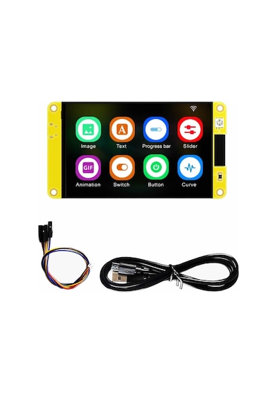 Esp32-48s035 3.5 İnch Kapasitif Dokunmatik Tft Lcd Modül 320x480 Pixel Rgb Led Ldr Usb Uart Io Sens