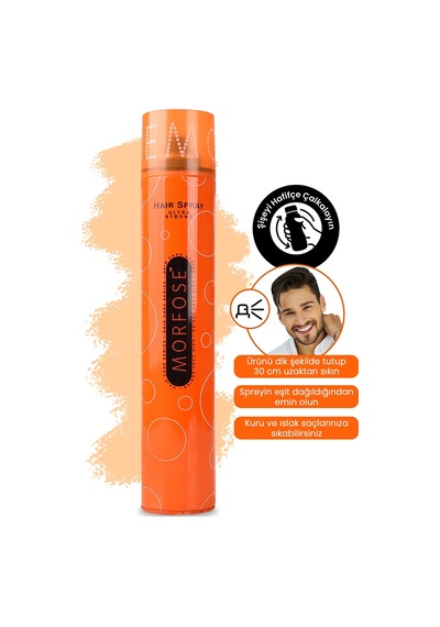 Morfose Ultra Strong Saç Spreyi 400 Ml 6 Adet