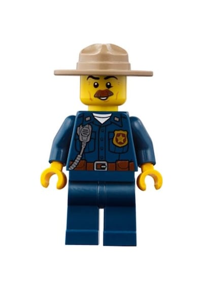 Lego Minifigür Mountain Police Chief Male Cty0870