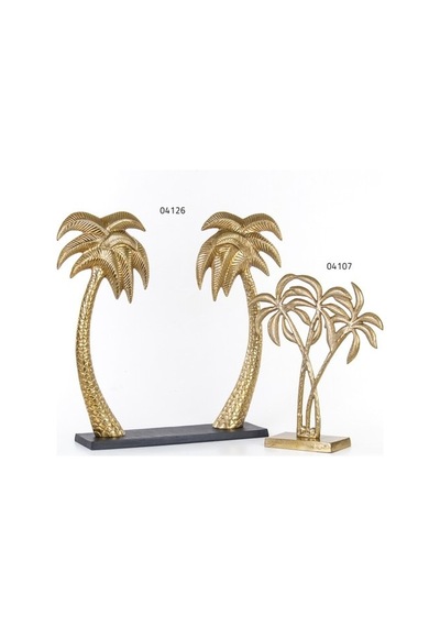 Euro Flora Metal Palmiye Dekor70X15X67 Cm