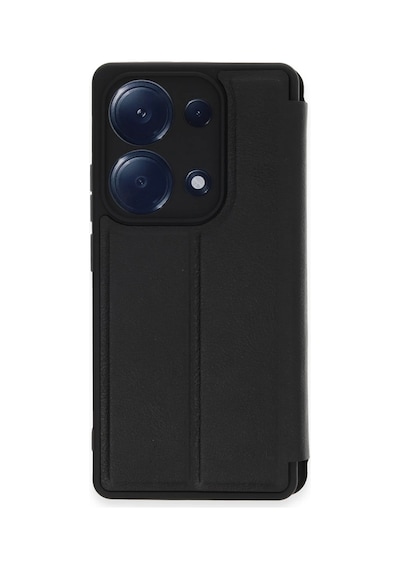 Newface - 419 - Xiaomi Redmi Note 13 Pro 4g Kılıf Flip Cover - Csmo-tex - - Siyah