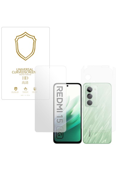 Microcase Xiaomi Redmi Note 15 İle Uyumlu Full Tpu Ön Arka Ve Yan 360 Nano Koruma- Ekm116