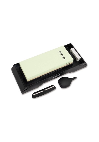 Böker Kamp Combi Waterstone Sharpening Station 1000 / 6000 Bileme İçin Su Taşı İstasyonu Çok Renkli