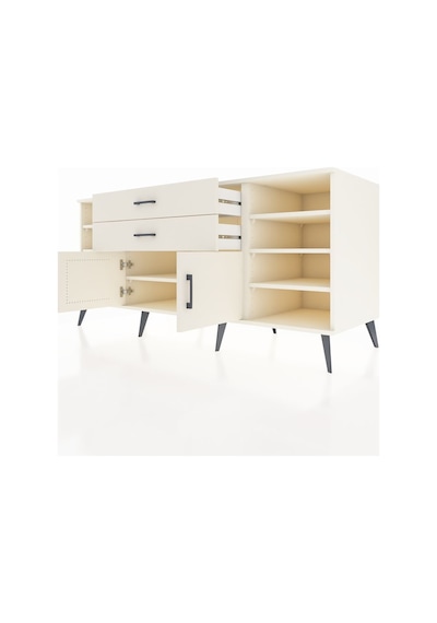 Kronos Konsol 7 Raflı 2 Çekmeceli 2 Kapaklı 176x59x83 Aytaşı-aytaşı/aytaşı Aytaşı/aytaşı