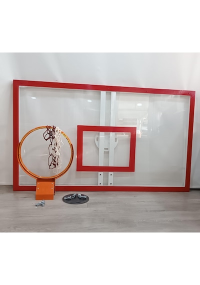 Mia Basketbol Panya Seti 105 180 8 Mm Solid Polikarbon 45 Cm Yaylı Çember