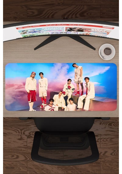 Stray Kids V3 70x30 Xl Gaming Kauçuk Kaymaz Taban Mouse Pad Fare Altlığı