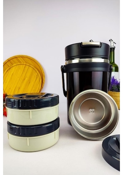 Akıllıelma-cooker-zego Kahverengi Yemek Termosu Çelik 2.2 Lt Yk1413 Xg-7023 5459 Kahverengi