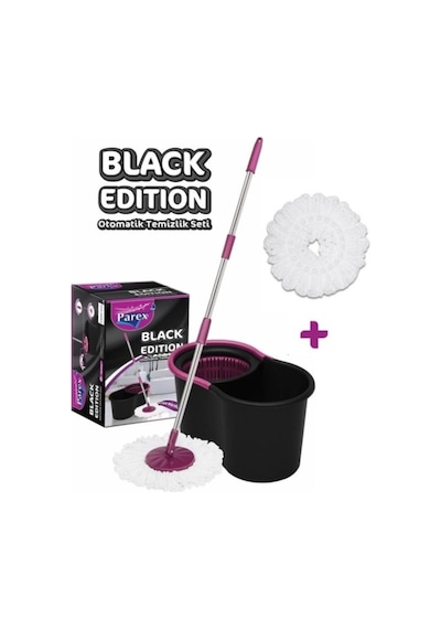 Black Edition Temizlik Seti 19 Lt+ 1 Adet Yedek Mop