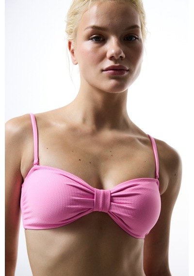 Penti Açık Pembe Bia Straplez Knot Bikini Üstü