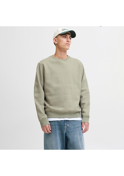 Jack & Jones Jack&jones Star Basic Erkek Bej Sweatshirt Bej-1