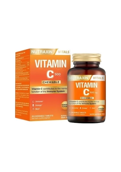 Nutraxin 500 Mg Vitamin C Takviye Edici Gıda 30 Tablet