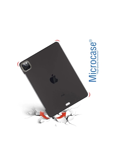 Apple Uyumlu iPad  Pro 12.9 2022 M2 Kablosuz Şarj Silikon Kılıf - AL3307