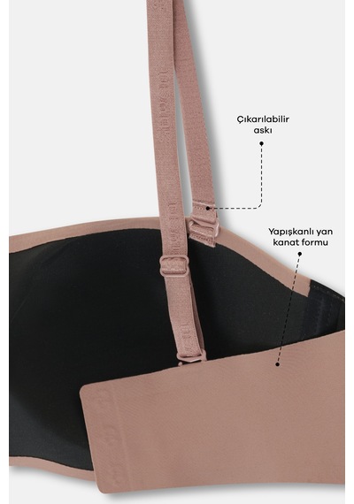 Suwen Invisible Hold Up Lazer Kesim İz Bırakmayan Toparlayıcı Straplez Sütyen Sw5979272 Nude Suwen Invisible Hold Up Lazer Kesim İz Bırakmayan Toparlayıcı Straplez Sütyen Sw5979272 Nude