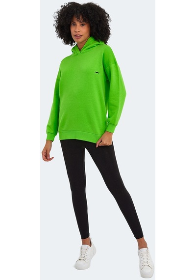Slazenger KAVEH IN  Oversize Kadın Sweatshirt Nane