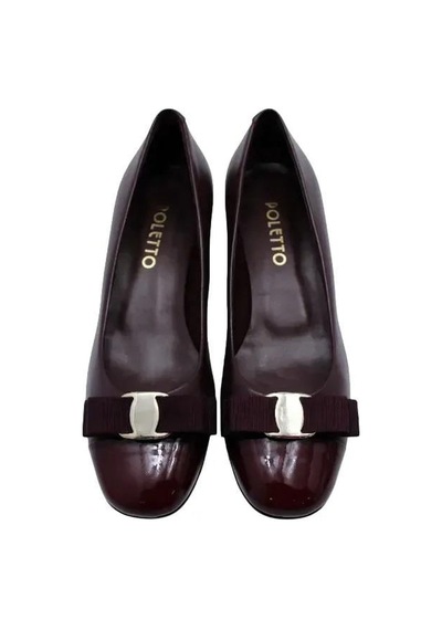 Poletto Hakiki Deri Bordo Ayakkabı Günlük 916 126 V3-1072 Bordo