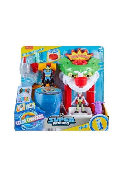 Imaginext DC Super Friends Renk Değiştiren Joker Eğlence Evi Oyun Seti HMX55
