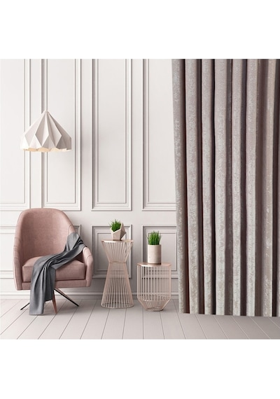 Evdepo Home Pudra Düz Renk Pileli Soft Fon Perde Pudra Evdepo Home Pudra Düz Renk Pileli Soft Fon Perde Pudra