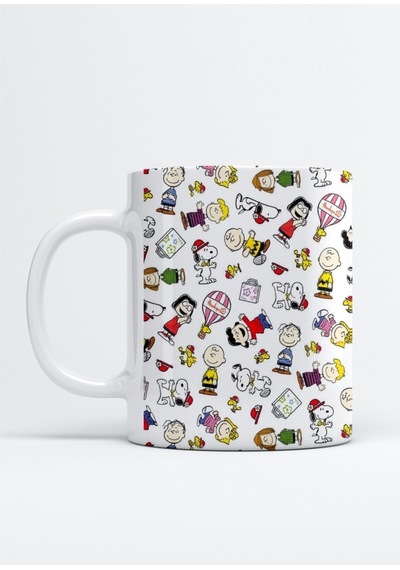 Peanuts Desenli Kupa Bardak Beyaz