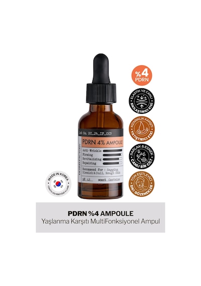 Derma Factory PDRN Somon DNA ve Sıkılaştırıcı Serum Derma Factory PDRN %4 Ampoule 30 ml