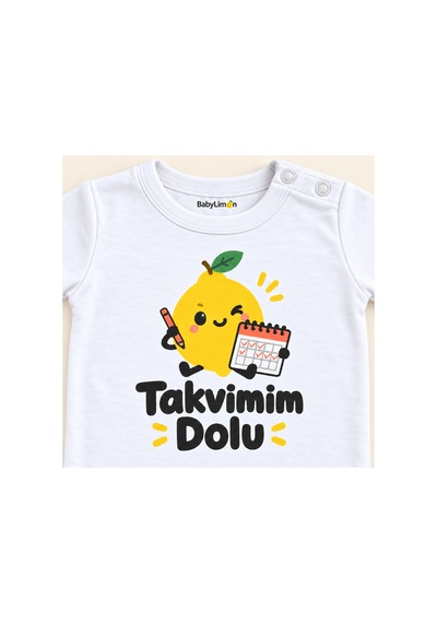 Babylimon Takvimim Dolu Beyaz Kısa Kollu Çıtçıtlı Bebek Zıbını Beyaz - Takvimim Dolu - 928161937 Beyaz - Takvimim Dolu Babylimon Takvimim Dolu Beyaz Kısa Kollu Çıtçıtlı Bebek Zıbını Beyaz - Takvimim Dolu - 928161937 Beyaz - Takvimim Dolu