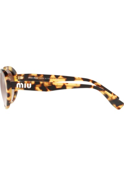 Miu Miu 01Us 7S0Qz9 Aynalı Leopar Desen Güneş Gözlüğü