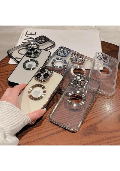 Apple iPhone 14 Pro Max Uyumlu Derin Mor Ekstra Kamera Korumalı Kamerası Cam Lensli Lazer Kılıf