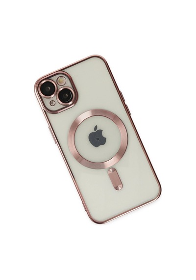 Apple iPhone Uyumlu , 14 Plus Kılıf Kross Magneticsafe Kapak - Rose