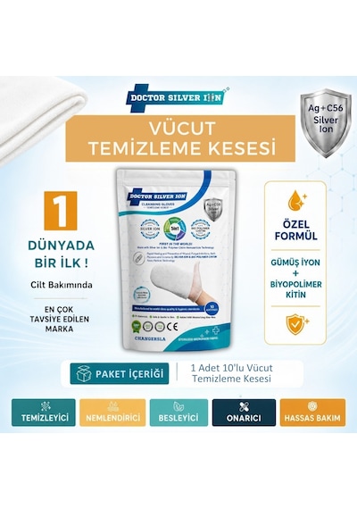 Gümüş iyon & Biyopolimer Kitin Duruluma Gerektirmeyen Kremli Kese