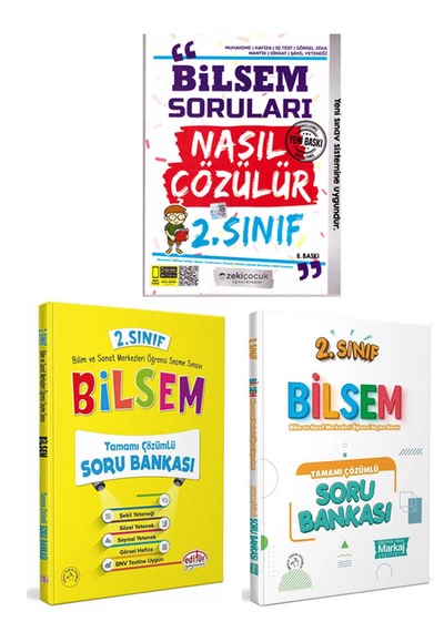 Markaj Zeki Çocuk 2.sınıf Bilsem Soru Bankası Seti