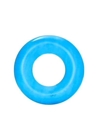 36022 Şeffaf Simit 51cm - Mavi Turuncu