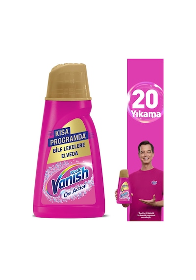 Vanish Oxi Action Renkliler İçin Deterjan ve Leke Çıkarıcı Sıvı 1 L