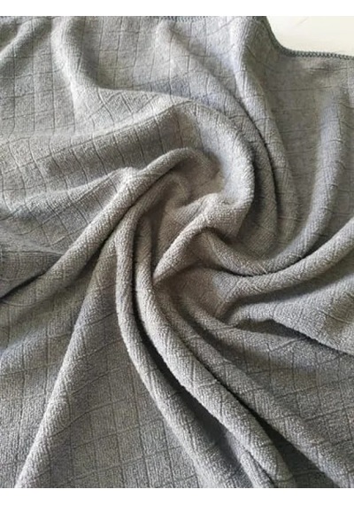 Mikrofiber Süper Emici 4'lü Havlu Seti - Çok Amaçlı Bez 40x40 Cm, Gri Açık Bej