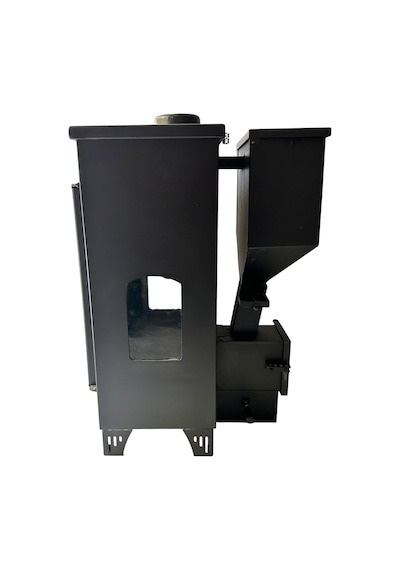 Şömine Model Tek Camlı Pelet Sobası-425