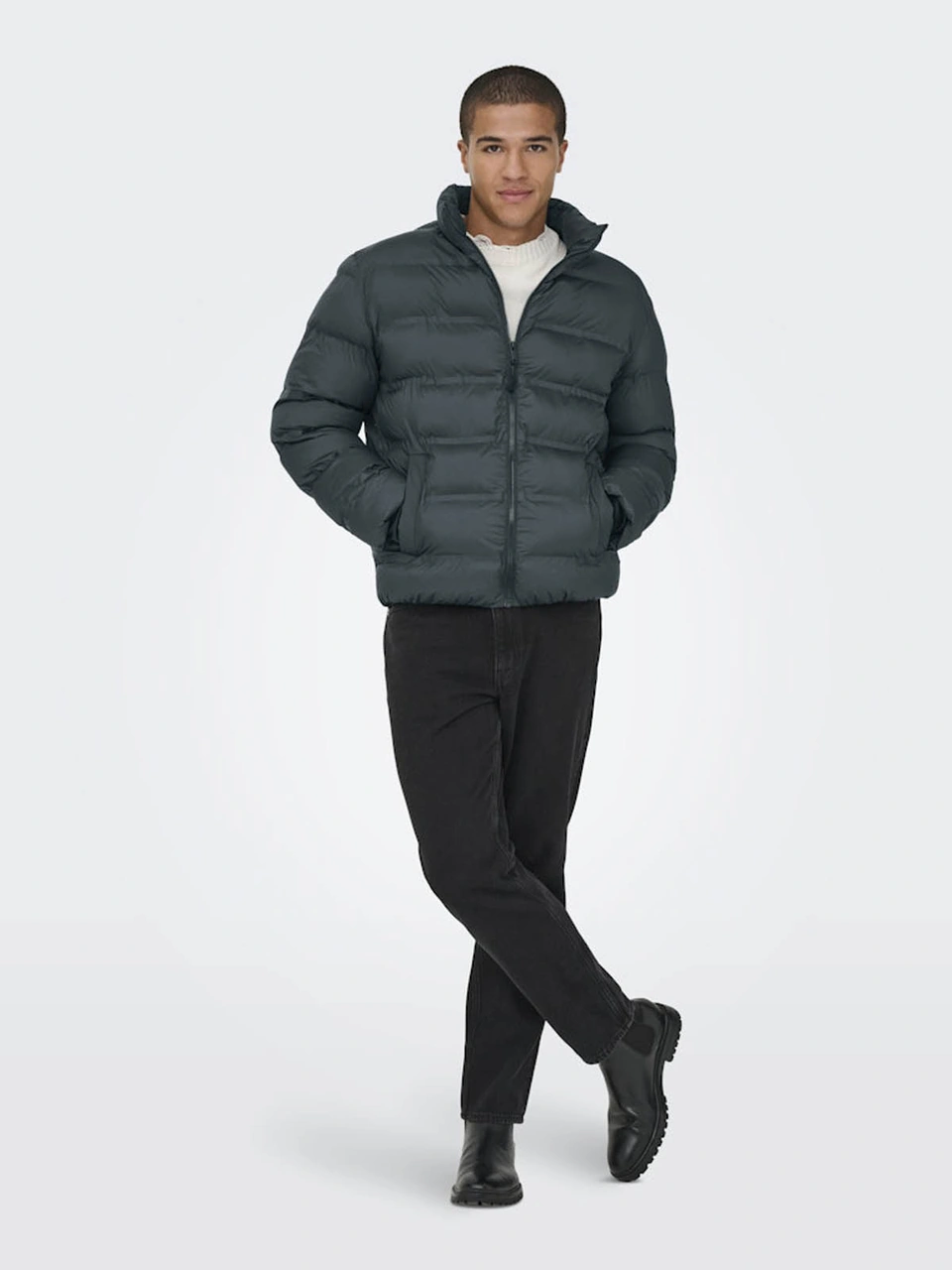 Only & Sons Onsunion Seamless Life Siyah Erkek Mont 22034834 Siyah
