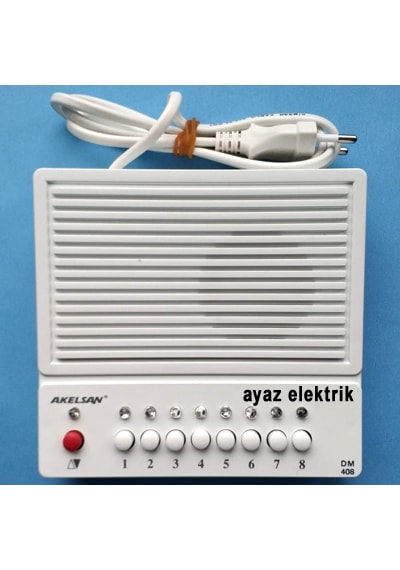Akelsan 8 Li Diafon Konuşma Merkezi Çaycı-Odacı-Kapıcı Diyafon