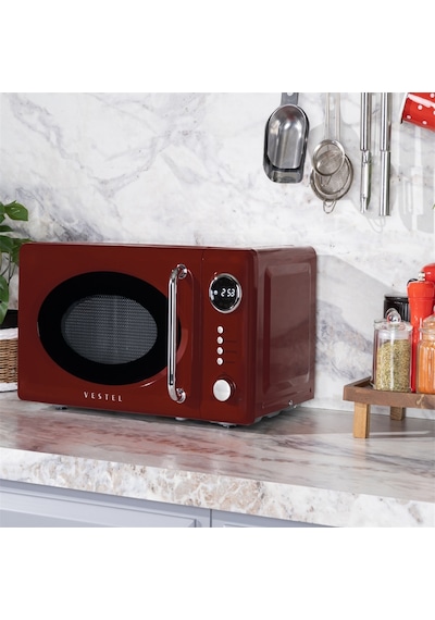 Vestel MD 20 YD Retro Bordo Mikrodalga Fırın