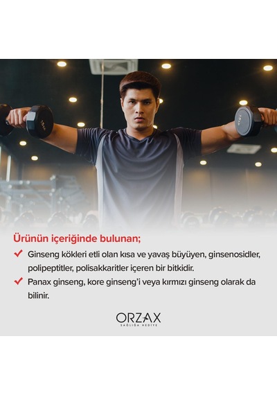 Orzax Ocean Panax Ginseng 500 Mg 60 Kapsül 2 Paketi