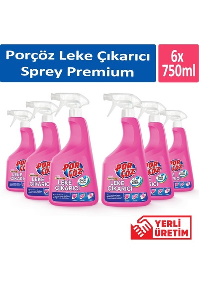 Leke Çıkarıcı Sprey Premium 750 Ml X 6 Adet