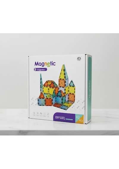Magnetic Imagination - 43 Parça Yaratıcı Manyetik Yapım Seti