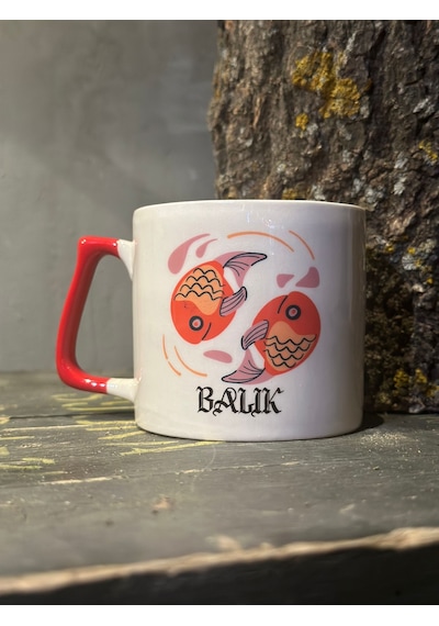 Kadim Balık Burcu Tasarım Kupa