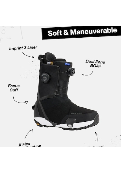 Burton Burton Waverange X Step On Boots Erkek Siyah Snowboard Botu 10011