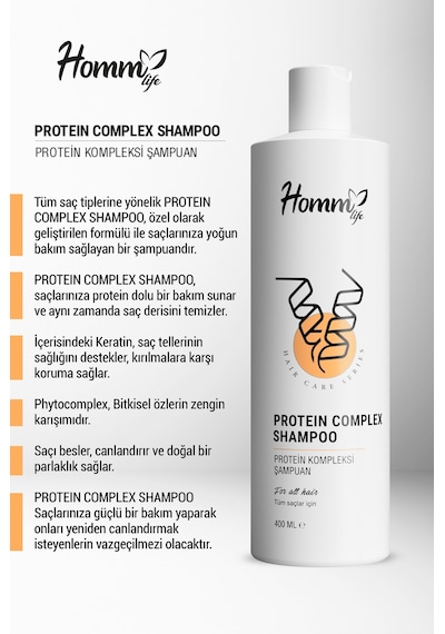 Homm Lıfe Proteın Complex Şampuan 400 Ml