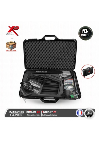 Xp Xtrem Hunter Dedektör Kulaklıklı Paket - Xp Deus 2 Rc Ve Wsa2xl St Kulaklık