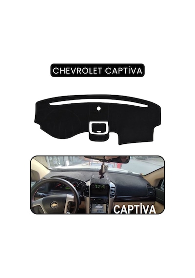 Chevrolet Captivatorpido Koruma Halısı Siyah Kenar