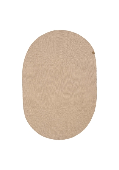 Cool Halı Glenn 608 Bej Banyo Halısı Antre Hol Halısı Hasır Dokulu Oval Banyo Dekoratif Paspas Mutfak Halısı Genel