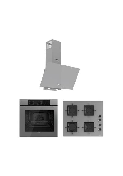 Ferre QBL62CPR-SS208-D088 Flowart Serisi Ankastre Set