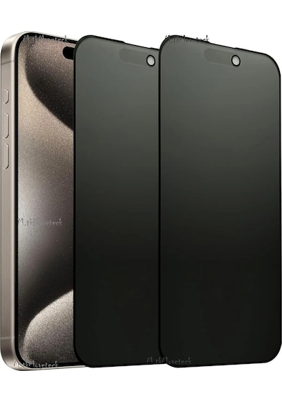 Apple Uyumlu iPhone 15 Pro max -yüksek Kalite Mat Parmak Izi Bırakmayan Hayalet Seramiktam Kaplayan Ekran Koruyucu