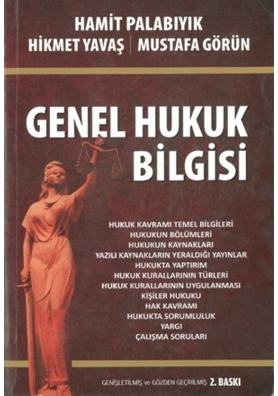 Genel hukuk bilgisi Hamit palabıyık (2.EL)